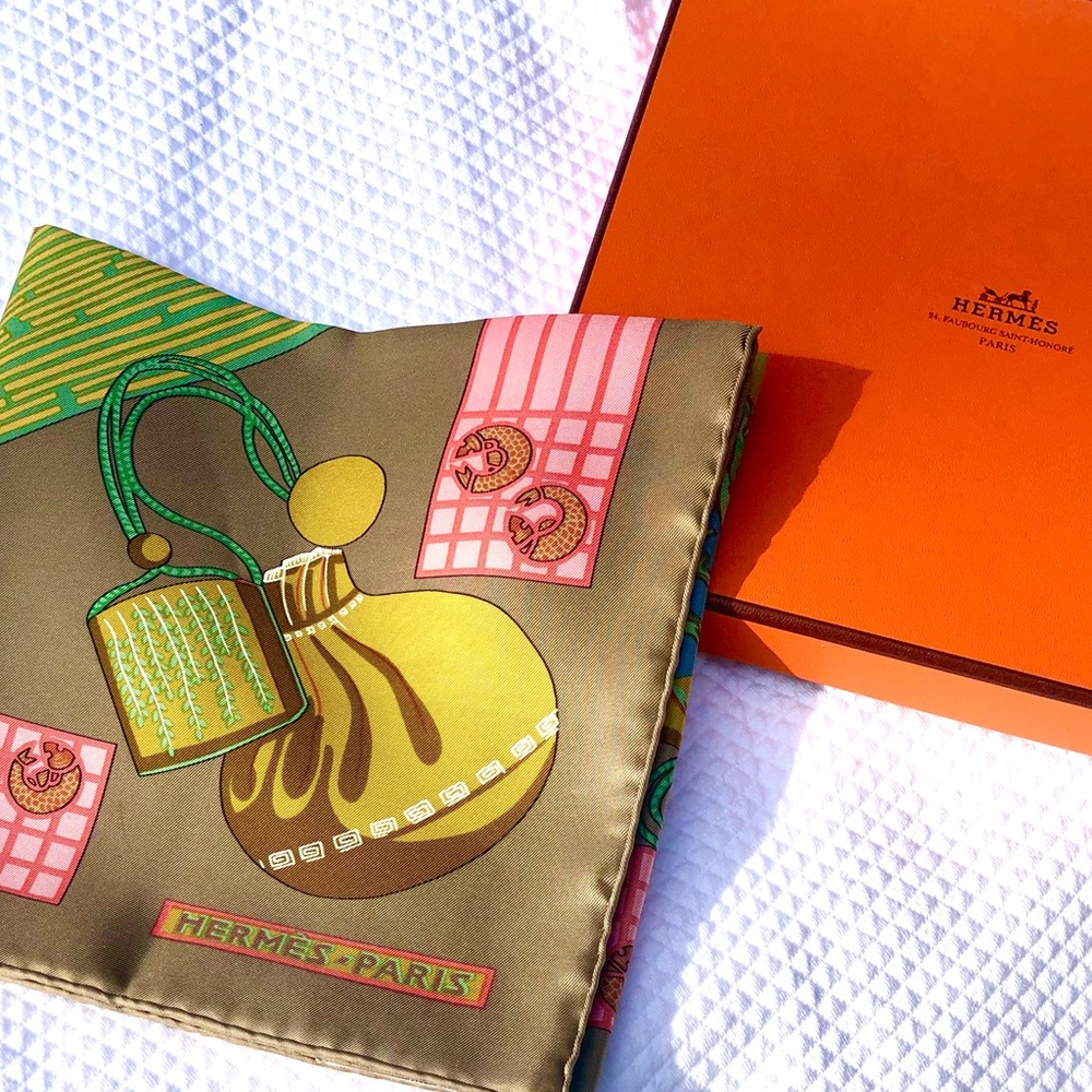 Hermès Silk Scarf & Gift Box